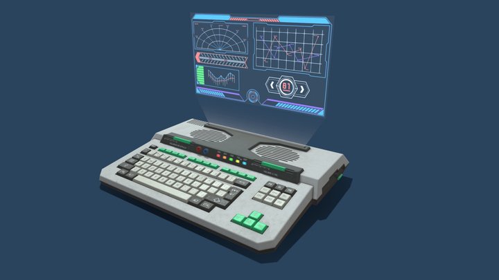 Mini Computer 3D Model