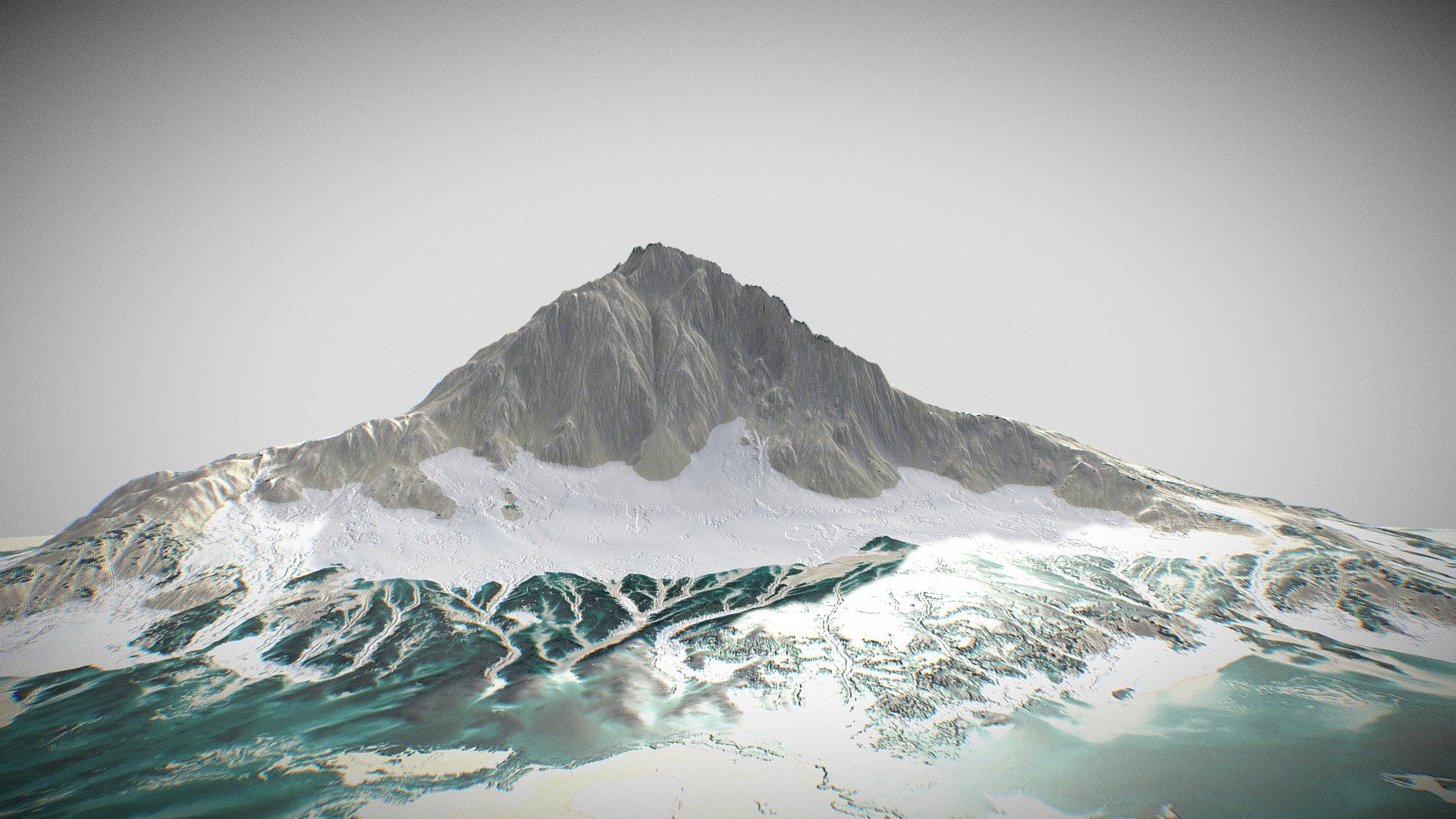 Snow mountain - Download Free 3D model by Dmitry (@jam3d) [1b1a721 ...