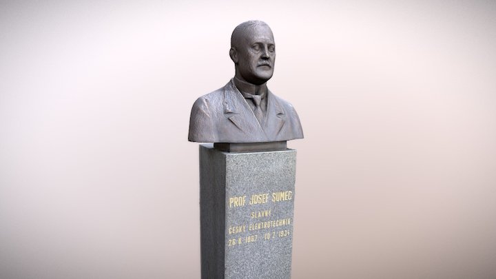 Bust Prof. Josef Sumec – Modelo 3D gratuito STL
