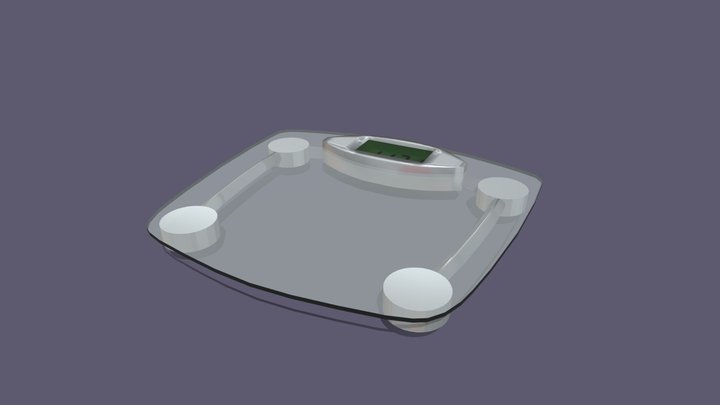 Digital Weight Scale 3D Model