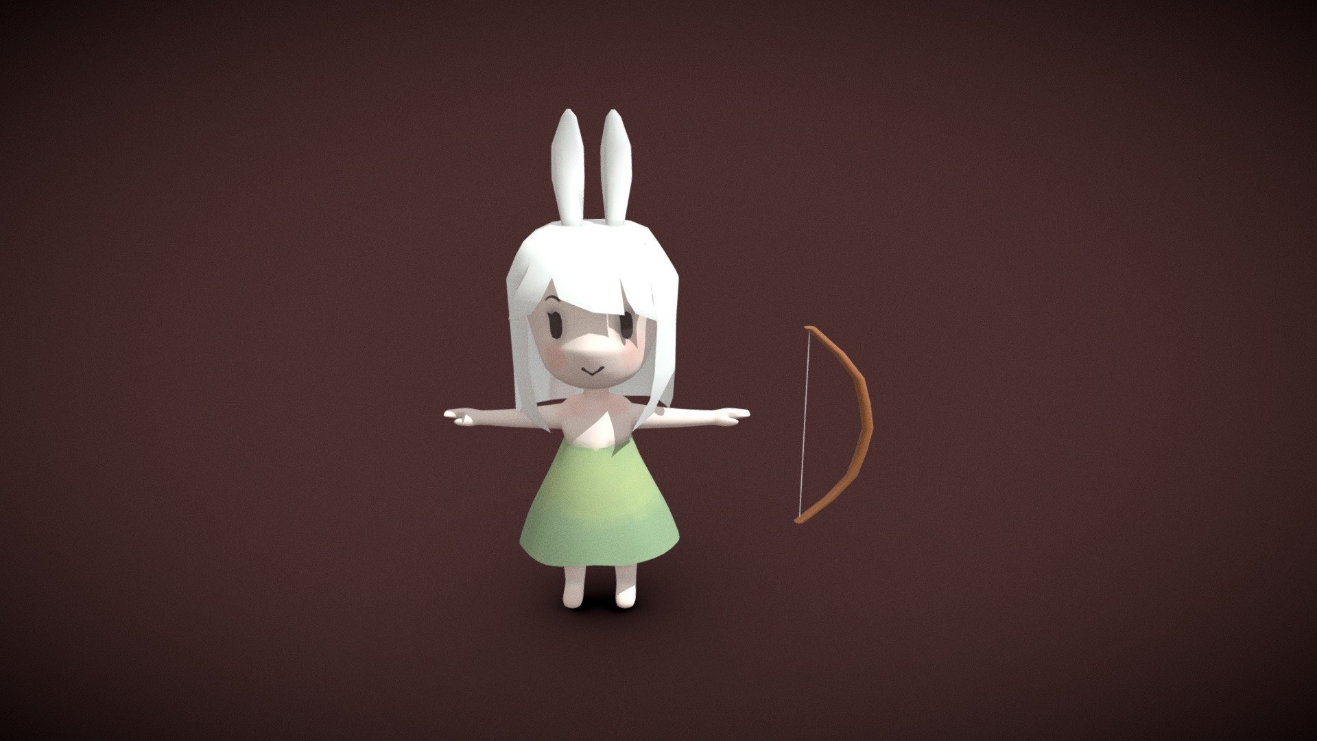 Chibi Bunny - 3D model by seregero00 [1b1bb56] - Sketchfab