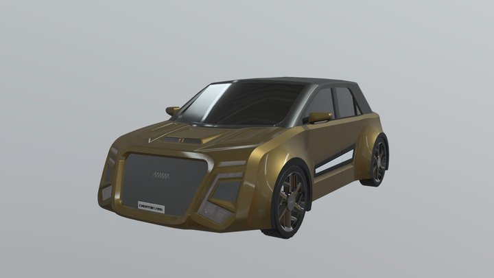 CL1M16 - Futuristic Compact SUV 3D Model