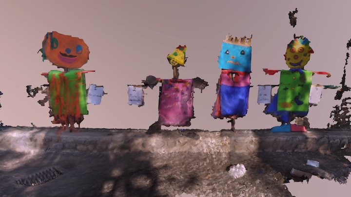 Epouvantails 3D Model
