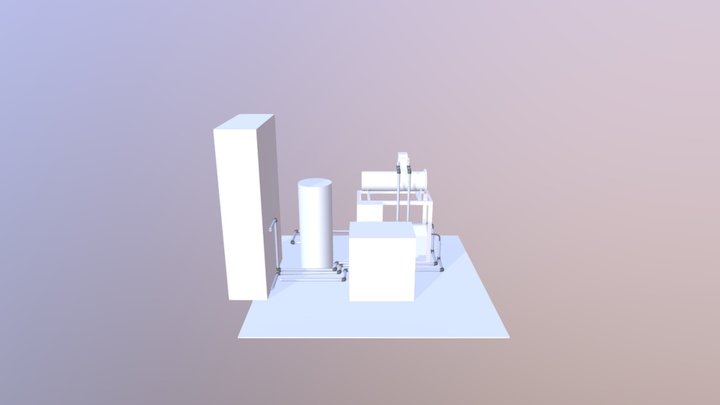 Governor Compressor Piping V3 3D Model