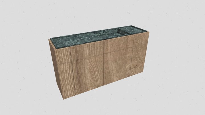 Verde Apli Praustuvas 3D Model