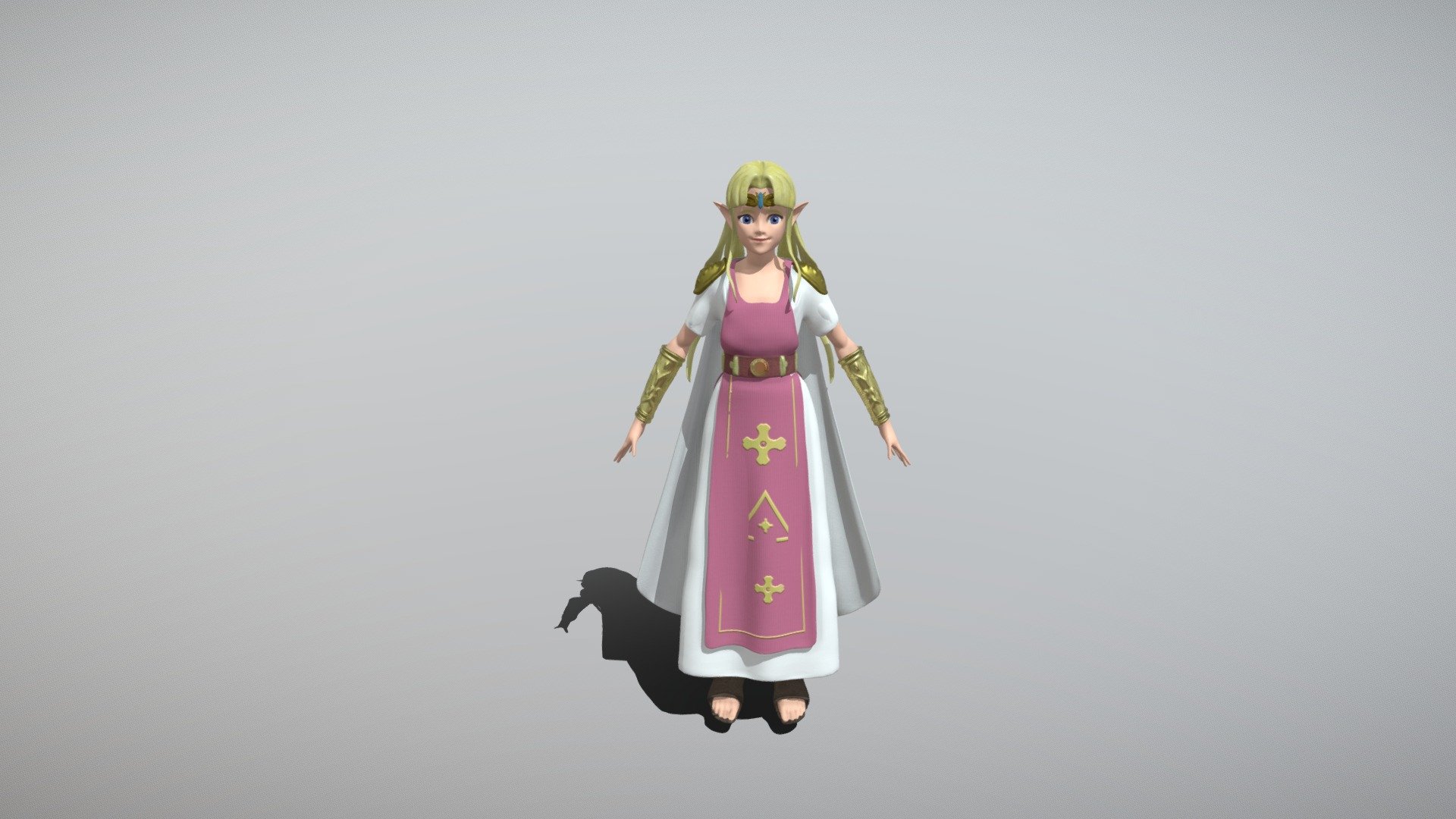 SS] I Was Messing Around with 3D Models from Different Zelda Games
