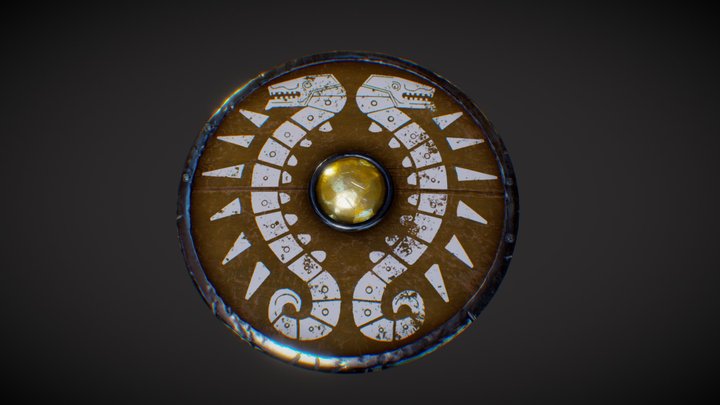 Breath of the Wild Traveler's Shield 3D Model