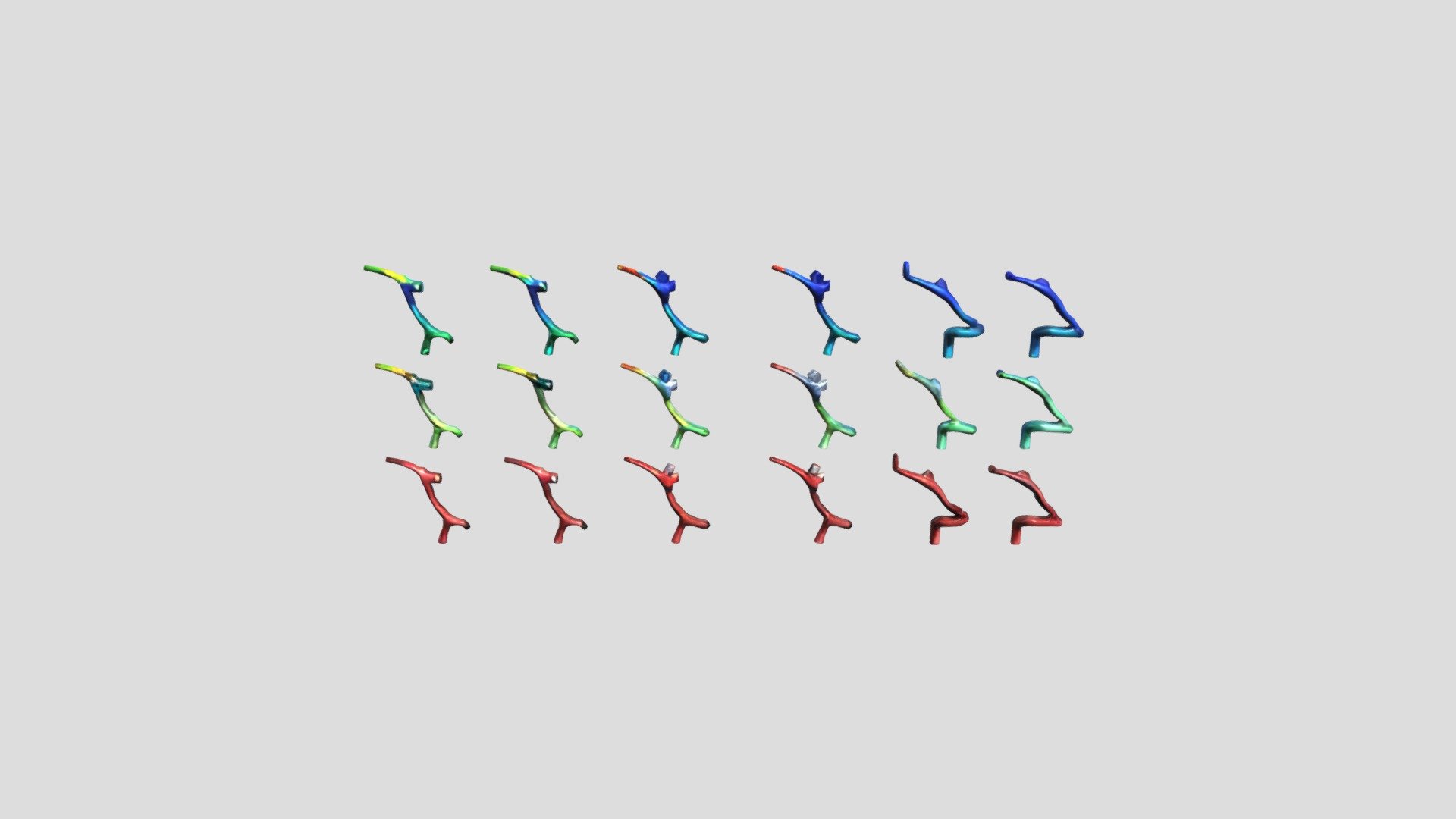 This is a vascular cloud map used for medical d - 3D model by ...