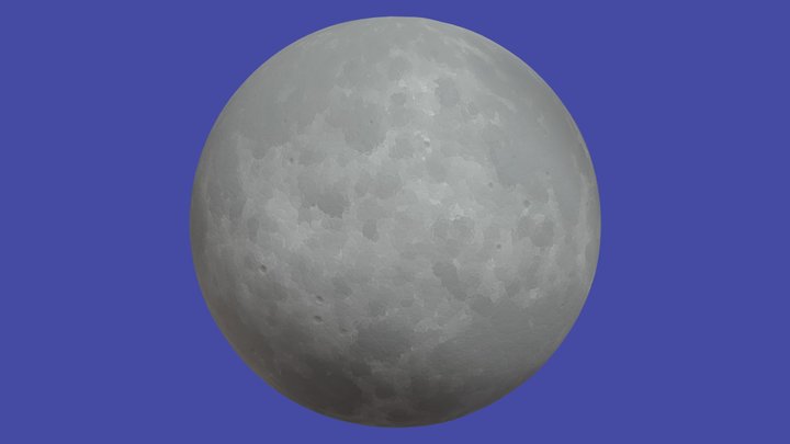Stylized Concrete Material 01 3D Model
