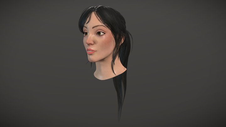 Shelley Duvall Bust 3D Model