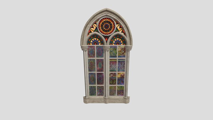 ChurchWindow 3D Model