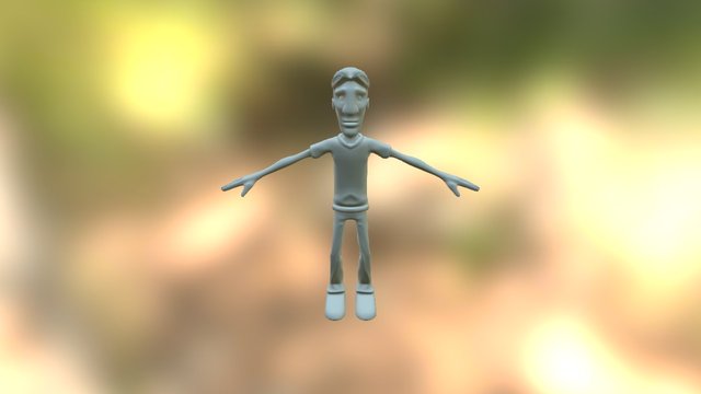 Animated Character 3D Model