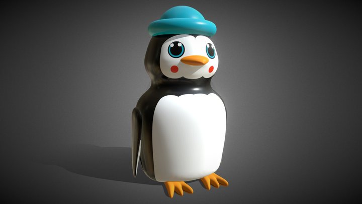 Cute Penguin 3D Print 3D Model