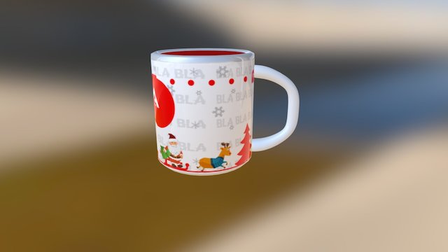 G2A Christmas Mug 3D Model