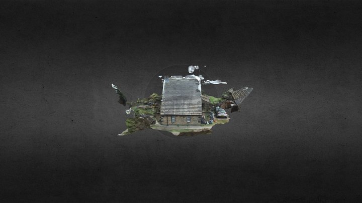House and Landscape 3D Model