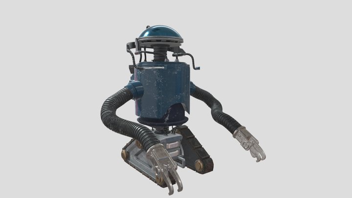 Realistic robot 3D Model