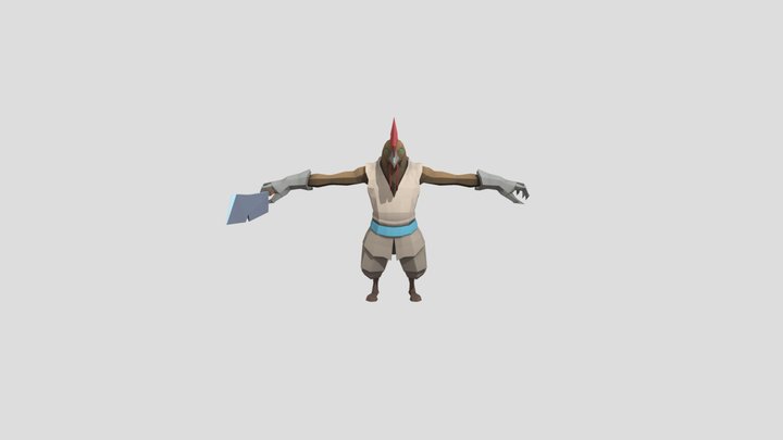 12 zodiac signs_chicken 3D Model