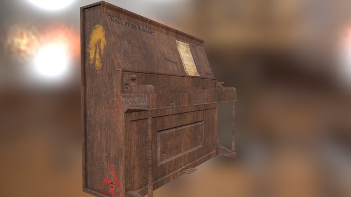 Piano 3D Model