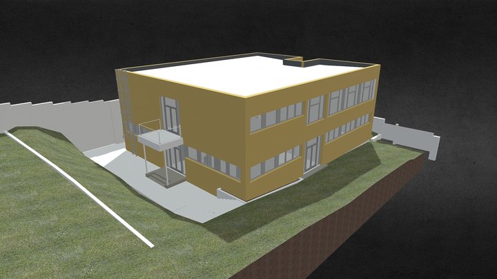 Small office building 3D Model