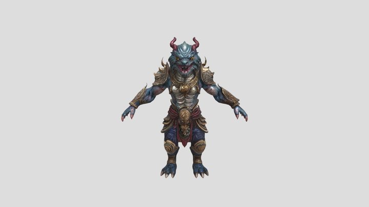 Taotie 怪兽模型 3D Model