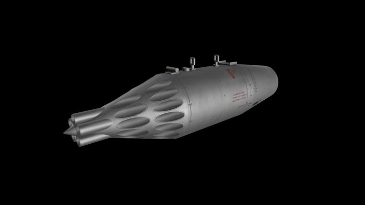 Rocket Launcher UB-32A 3D Model