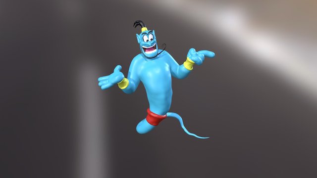 Aladdin - Genie 3D Model