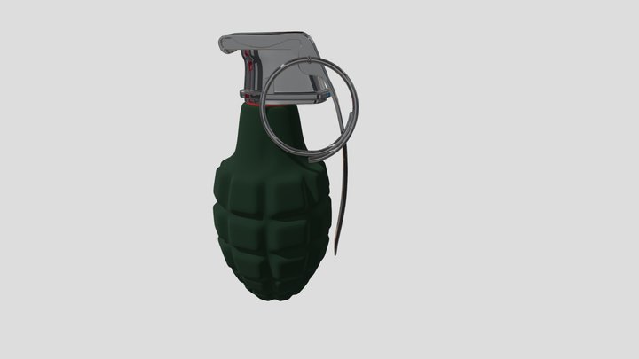 MK 2 Grenade 3D Model