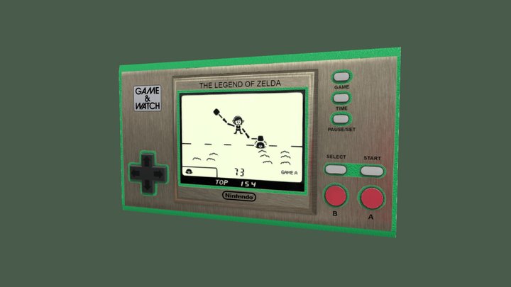 GAME & WATCH: THE LEGEND OF ZELDA 3D Model