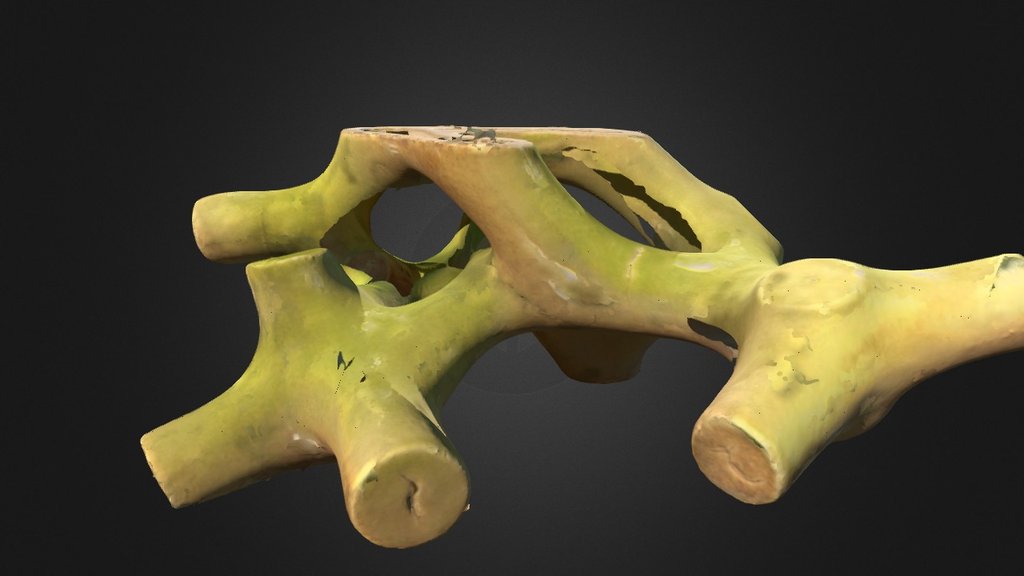 Scanned ceramic sculpture