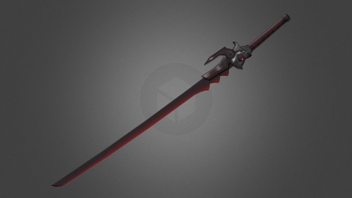 Genji's Oni Blade 3D Model