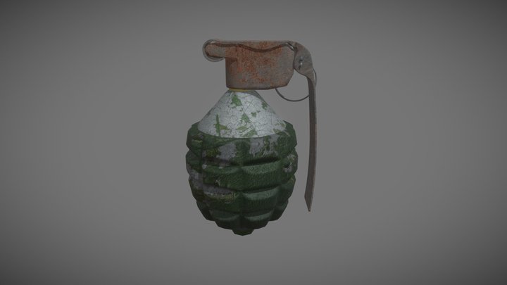 Frag Grenade 3D Model