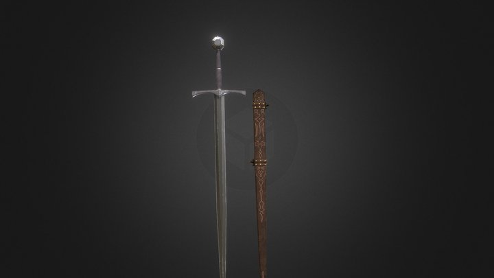 [FREE] Medieval Sword 3D Model