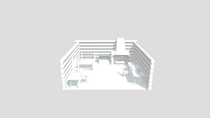 Hut 3D Model
