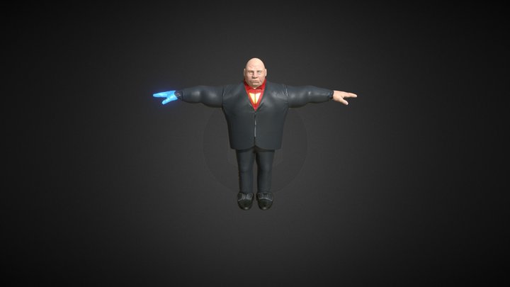 Cyberpunk Mob Boss 3D Model