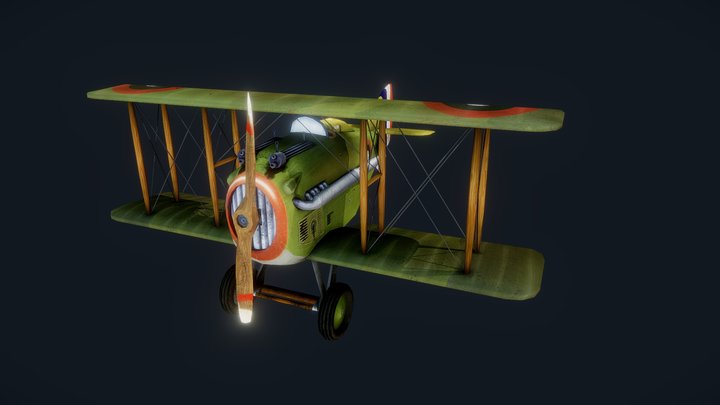 The Flying Circus - SPAD XIII 3D Model