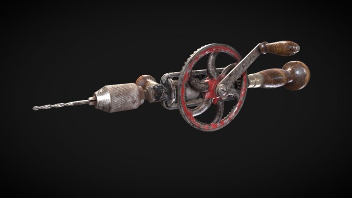 Millers Falls No. 980 Hand Drill 3D Model