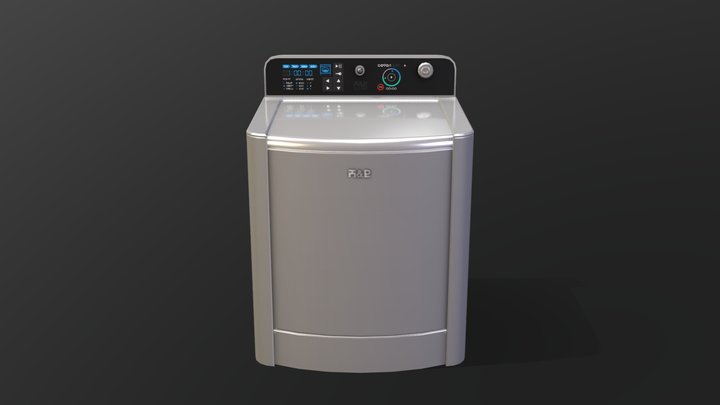 Top Load Washing Machine - The Sims 3 3D Model