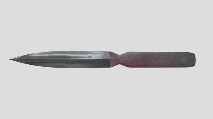 Throwing Knife 3D Model