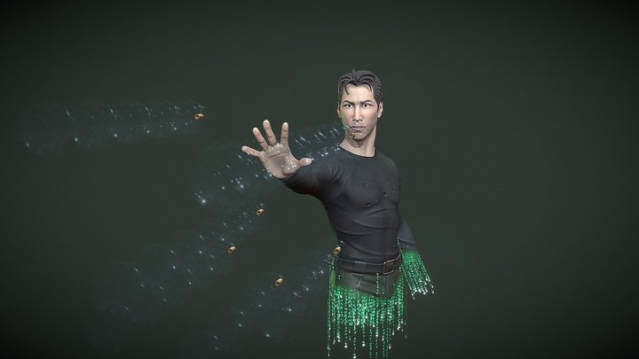 Neo The Matrix 3D Model