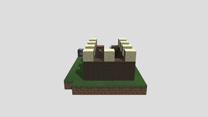 Blocco Struttura Personale 3D Model