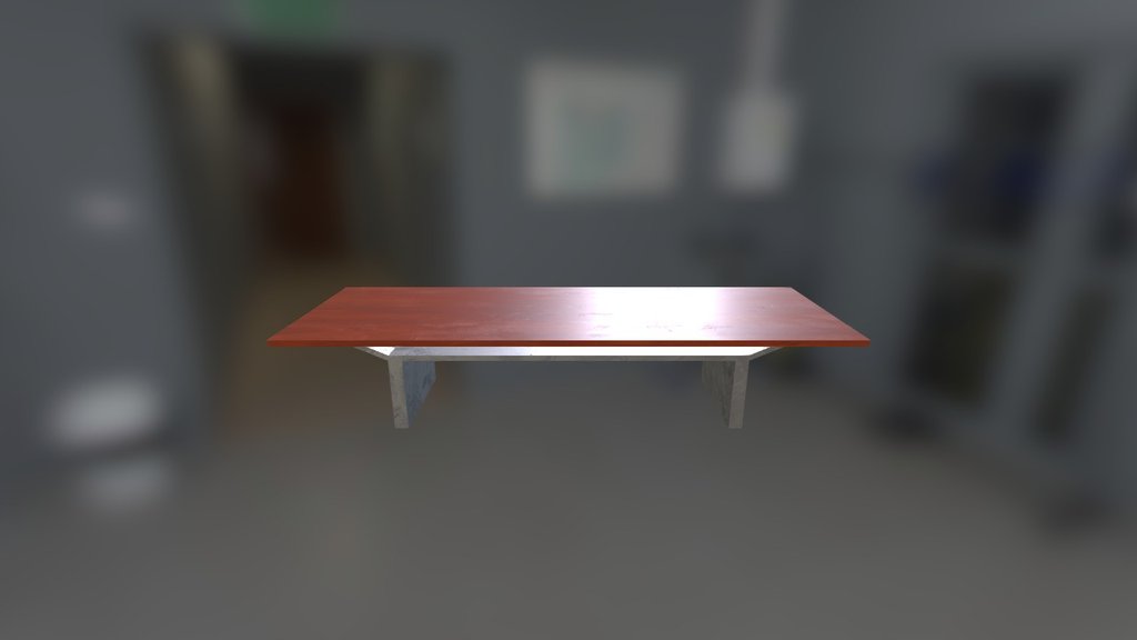 Desk v2 (Low Poly)