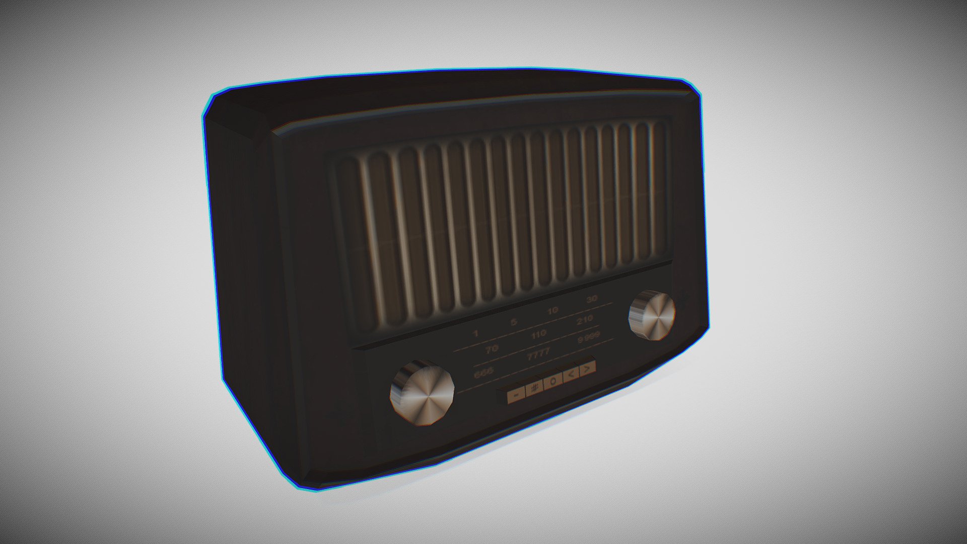 Vintage Diner Radio