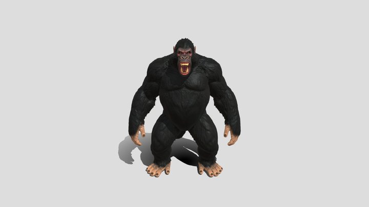Fangback king kong 3d model free