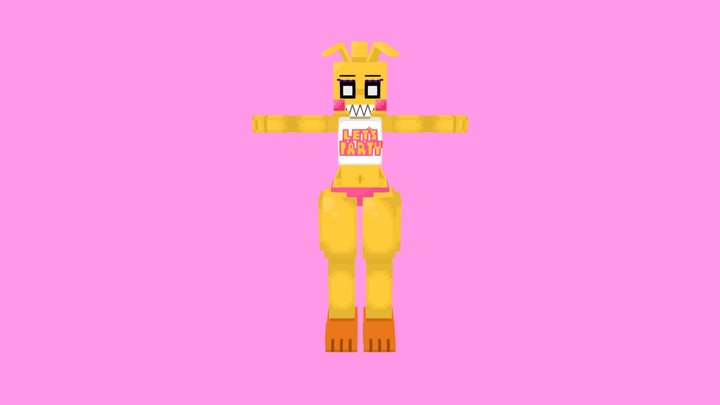 Toy Chica 3D Model