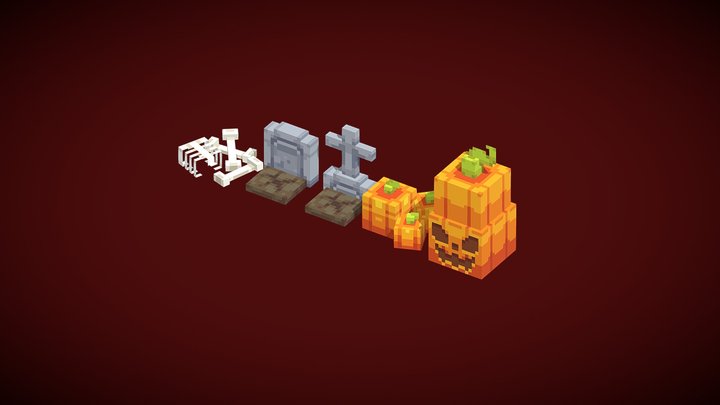 Halloween Decorations 3D Model