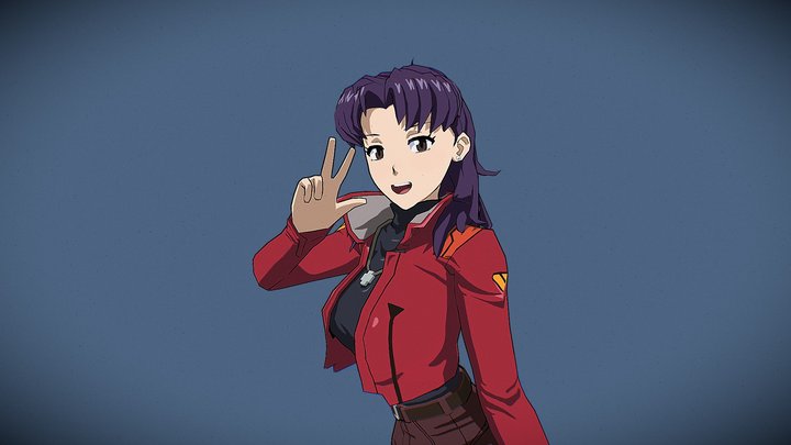 Misato Katsuragi💕 3D Model