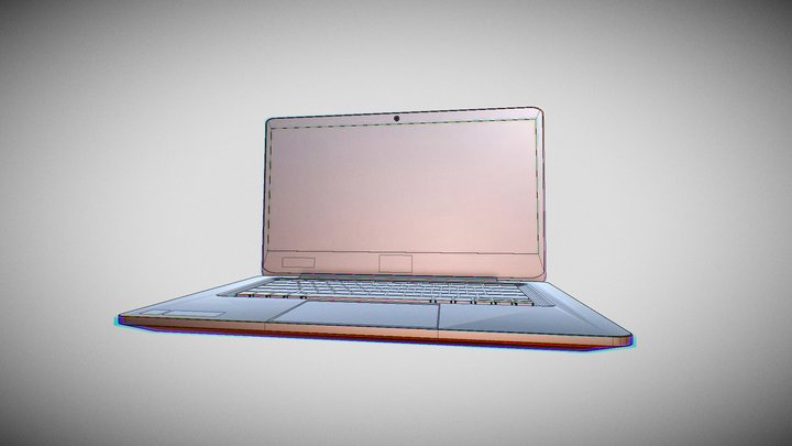 ASUS Laptop 3D Model