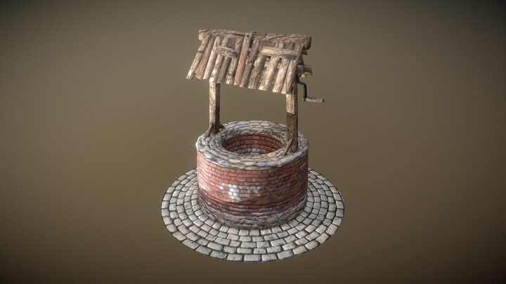 Medieval well 3D Model