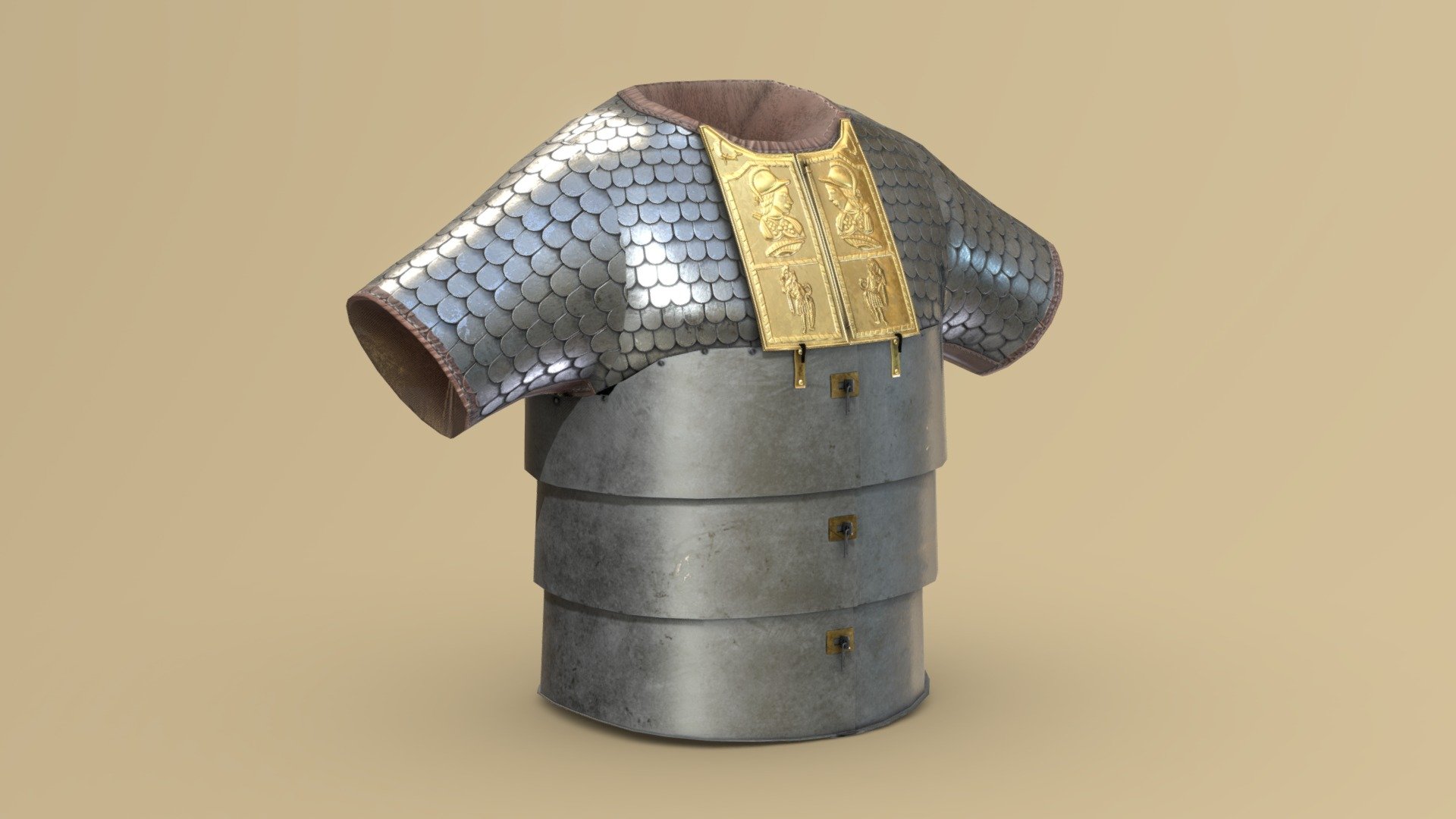 Lorica Segmentata Alba Iulia Type - 3D model by Davicolt [1b35613 ...