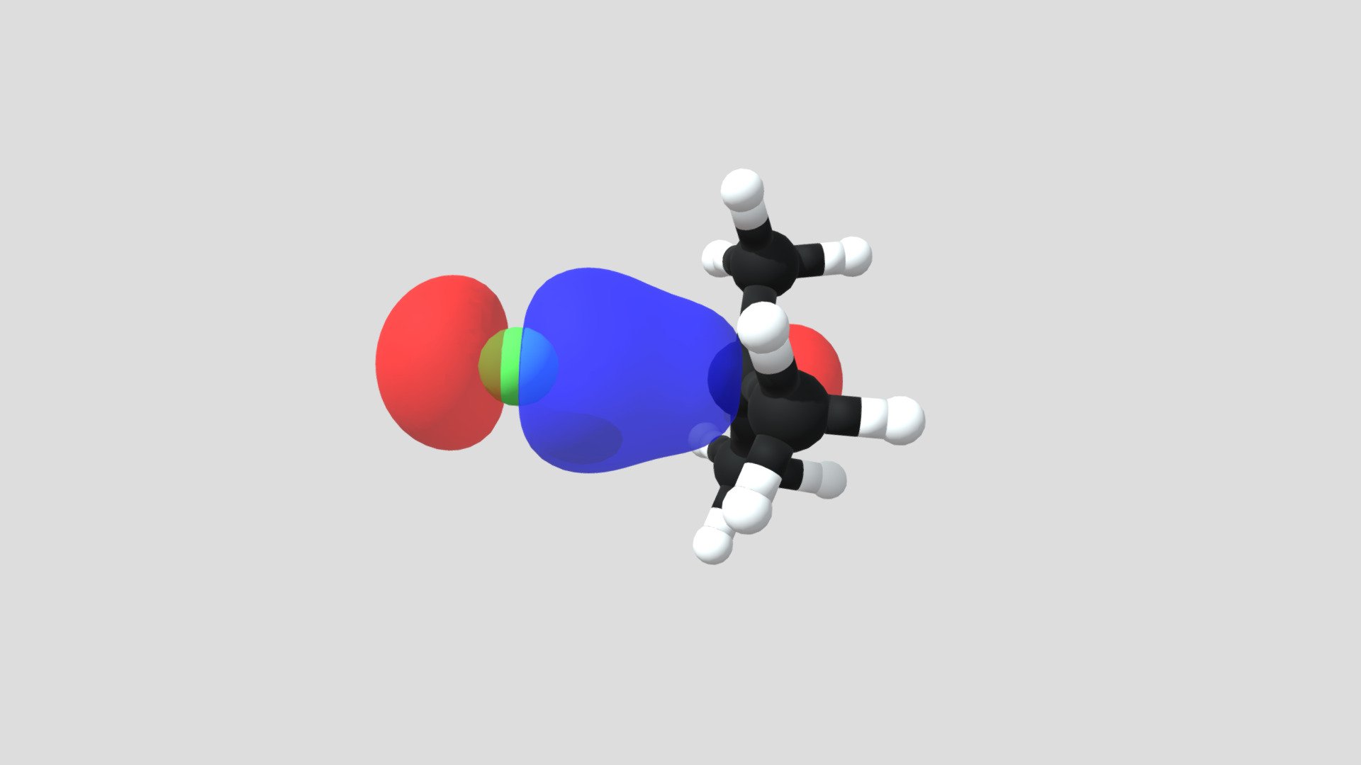 Dissociation of Cl-C in tert-Butyl chloride